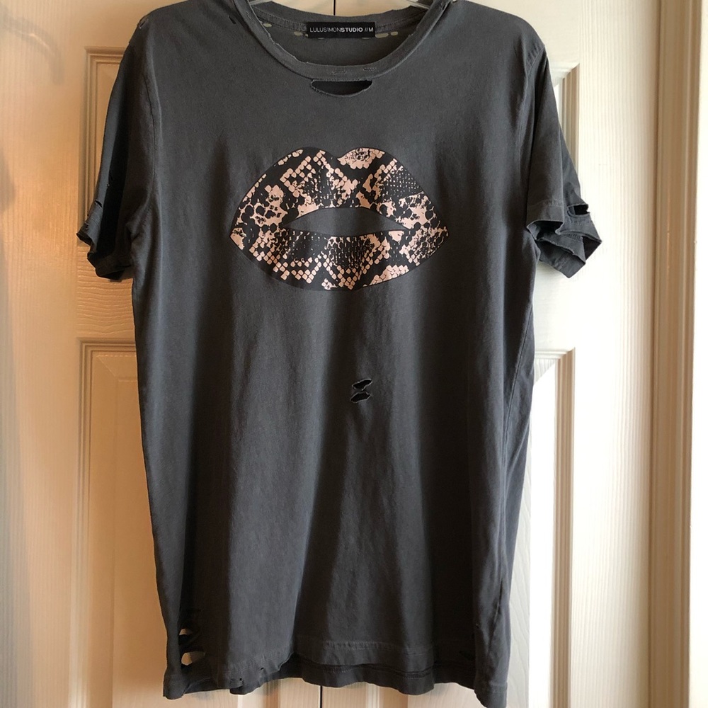 Distressed Graphic Tee